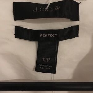 J Crew White Button Up
